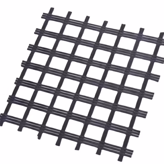 Geomalla soldada de polipropileno biaxial (PP) de plástico de alta resistencia a la tensión