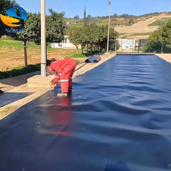 Membrana de HDPE utilizada para revestimiento de estanques