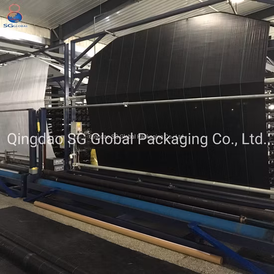 Geotextil de tela tejida Control de malezas Cubierta del suelo Cerca de limo Estabilización de tela no tejida Geotextil tejido PP para refuerzo del suelo Prevención de césped
